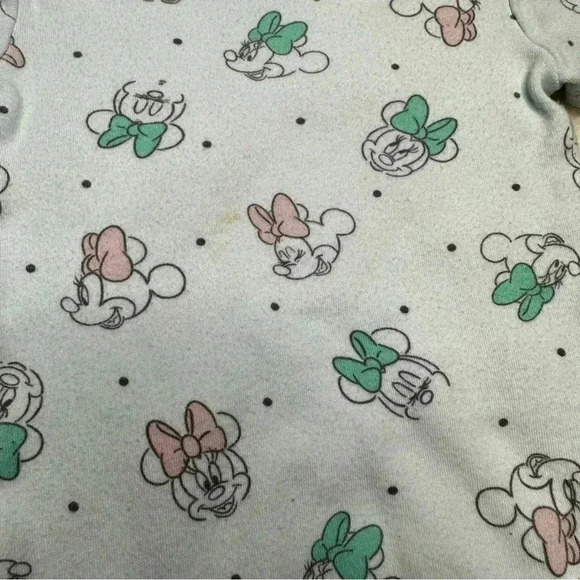 Disney Baby Onesie White  / Pink Minnie Mouse Size Newborn - Picture 12 of 16